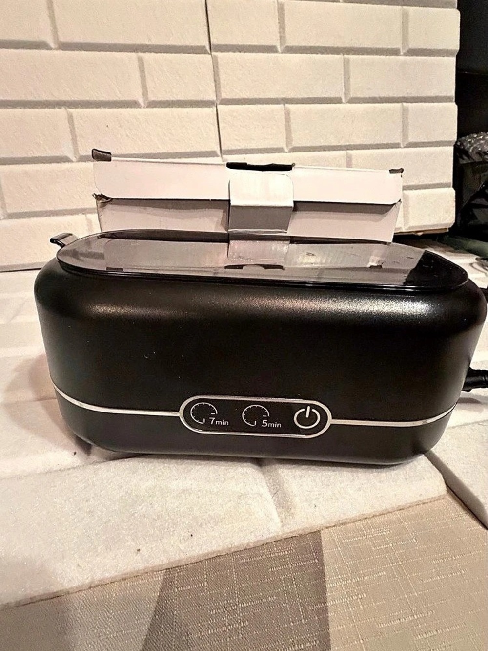 M980JQ Ultrasonic Cleaner Black